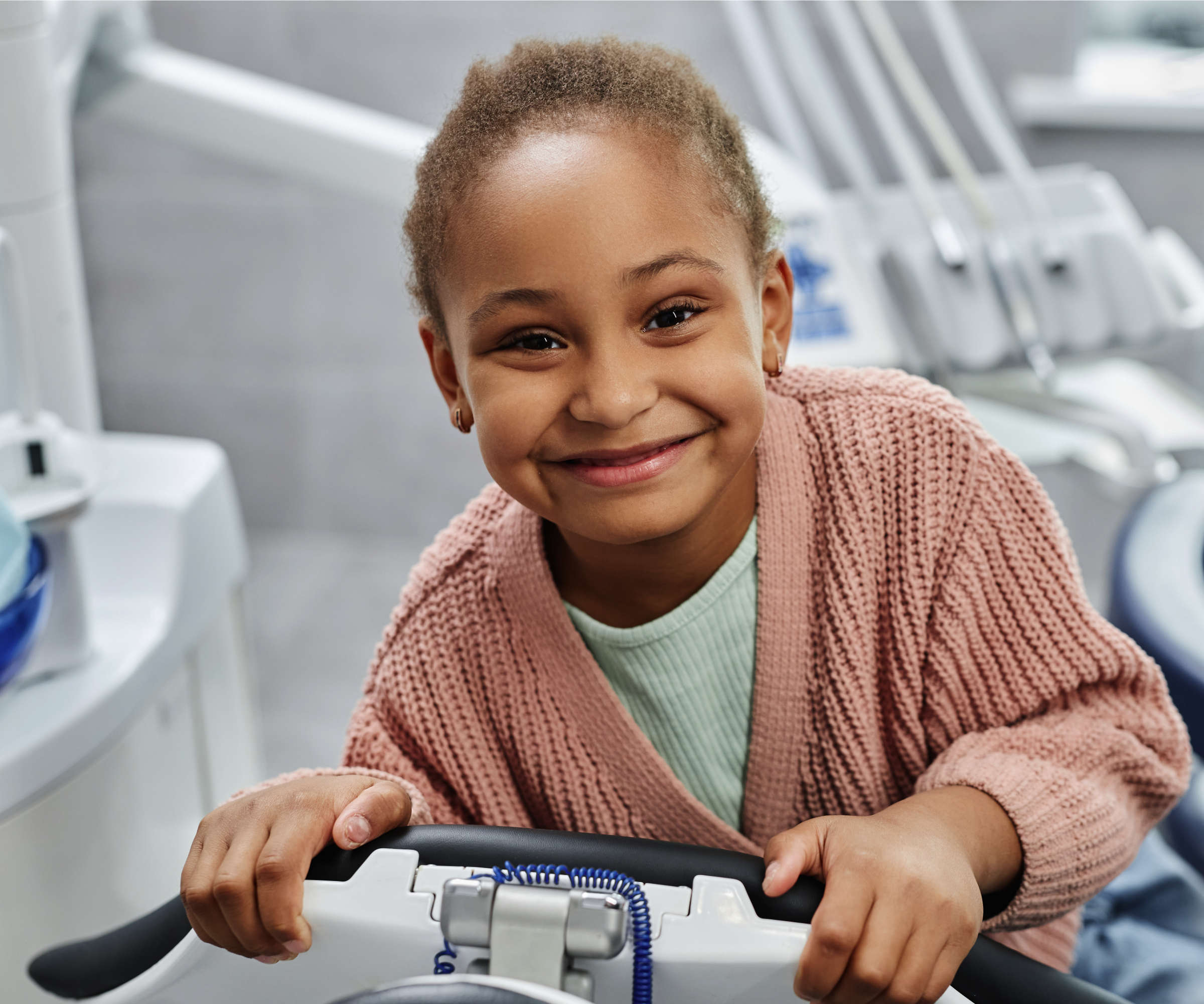 Smiling Natana Dental patient